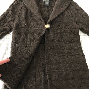 Banana Republic wool knit cardigan sweater XS